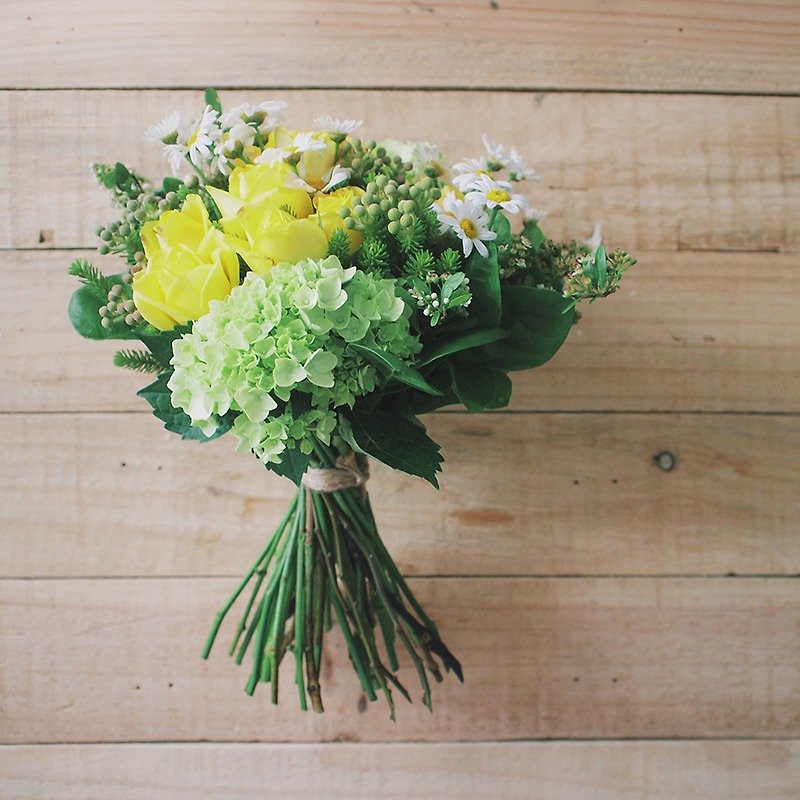 Marguerite, I like you-packing bouquets - ตกแต่งต้นไม้ - พืช/ดอกไม้ สีเหลือง
