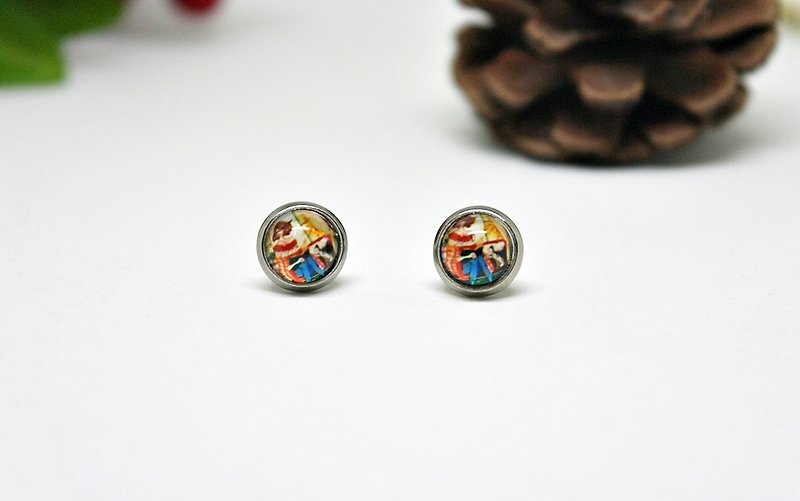 Time Gemstone X Stainless Steel Pin Earrings *Miss Fashion *➪Limited X1 - Earrings & Clip-ons - Other Metals Yellow