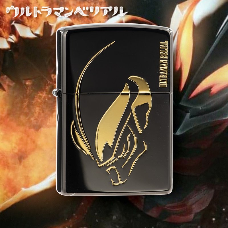 【ZIPPO官方旗艦店】超人力霸王-BK防風打火機 ZA-6-U06 - 其他 - 銅/黃銅 黑色