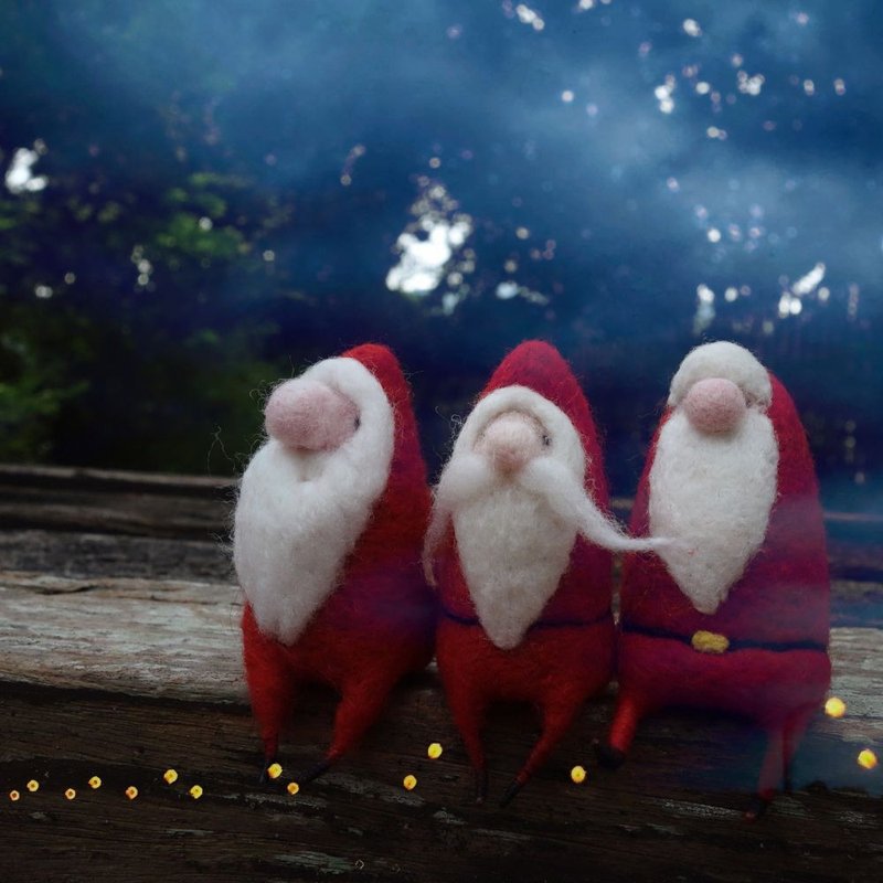 【羊毛氈體驗】聖誕老人來報到—星光 限定場 - 編織/羊毛氈/縫紉 - 羊毛 