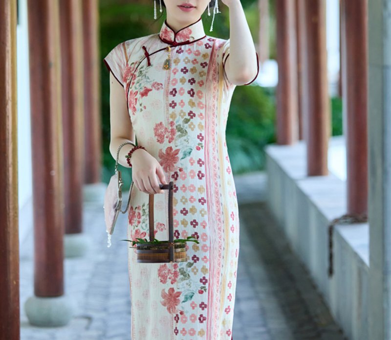 【致芳華】 新中式復古/天絲麻/古法雙襟旗袍 - 旗袍/改良式旗袍 - 其他材質 多色