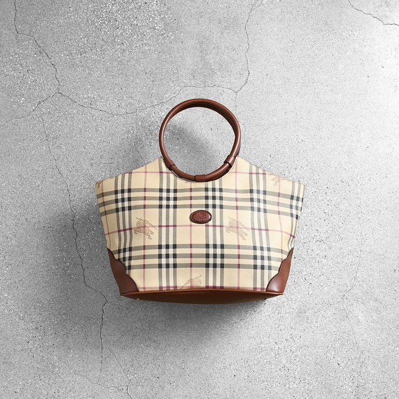 Burberrys 古董手提包 / 古董精品、日本中古二手名牌、二手精品 - 側背包/斜背包 - 真皮 咖啡色