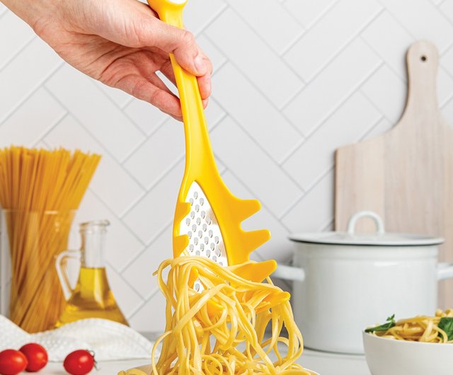 1 Piece Pasta Fork Spaghetti Server Helper Stainless Steel Pasta Spoon  Spaghetti Spoon Pasta Server Spaghetti Fork Kitchen Utensil Noodles Server  Fork