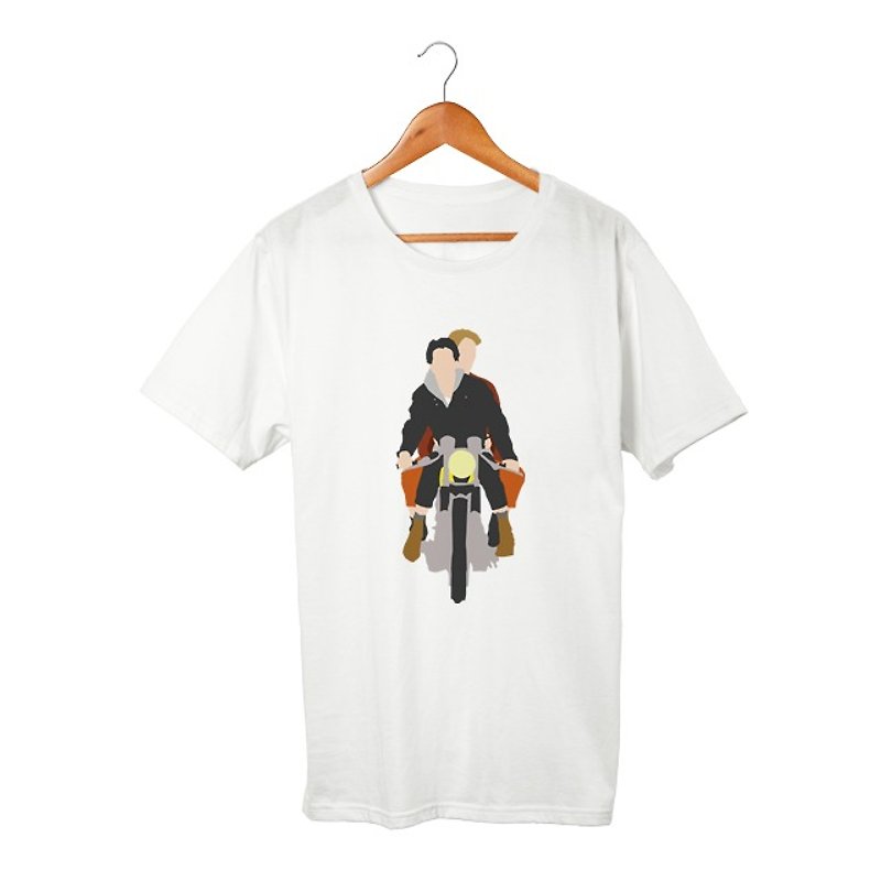 Mike & Scott #2 T-shirt - Men's T-Shirts & Tops - Cotton & Hemp White