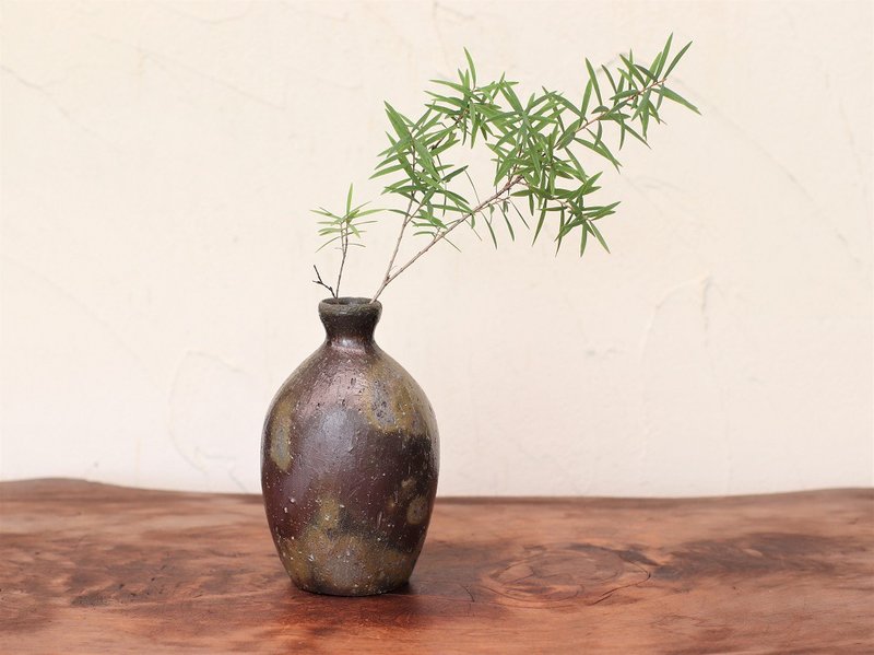 備前焼 花入 h2-113 - 花瓶/花器 - 陶 咖啡色