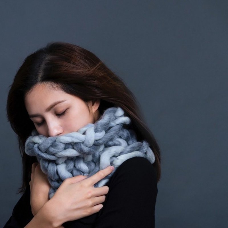 【盲藤實作課-川】體驗100%純羊毛手織圍脖 - 編織/羊毛氈/縫紉 - 羊毛 