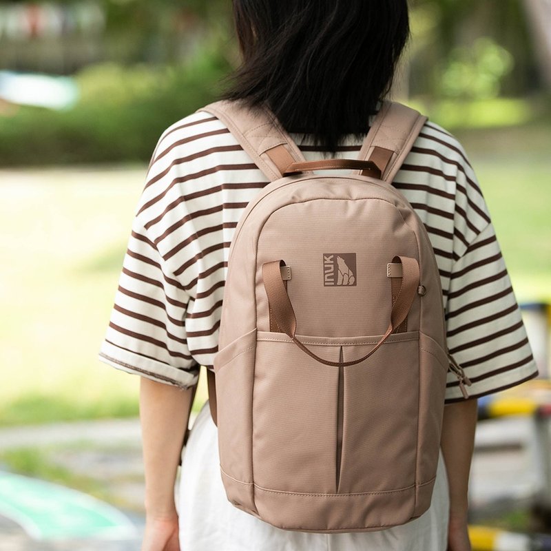 Eco-friendly Palette My Tote Bag | Eco Primary Kooteney2_RP Kabu Rose | - กระเป๋าแล็ปท็อป - วัสดุอีโค สีกากี