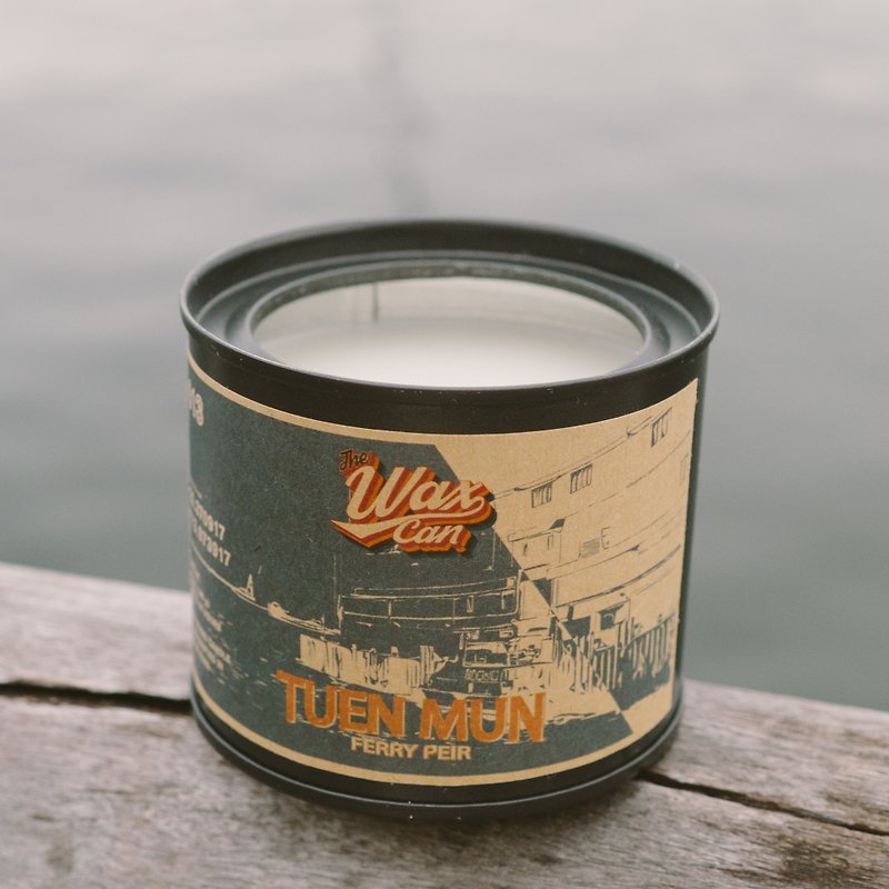 Tuen Mun Ferry Pier | Strange Scent Soy Candle 140g - Candles & Candle Holders - Wax 