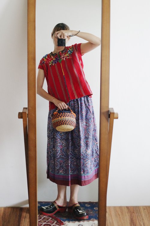 VINTAGE - 【希少】グアテマラ 民族衣装 ウィピル レディーストップス ヴィンテージ 古着 5a5fa11c152869866ed6f7e319e987