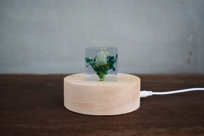 夢天涯 乾燥花冰磚 (4cm) - 擺飾/家飾品 - 樹脂 白色