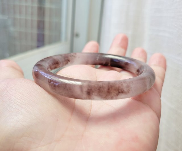 【証明書付き】高氷翡翠バングル 証明書付き】高氷翡翠バングル