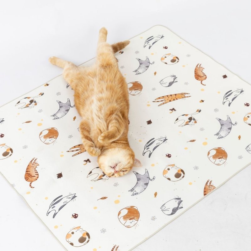 Shuangshuang Pad-Cat Waltz - Bedding & Cages - Polyester Multicolor