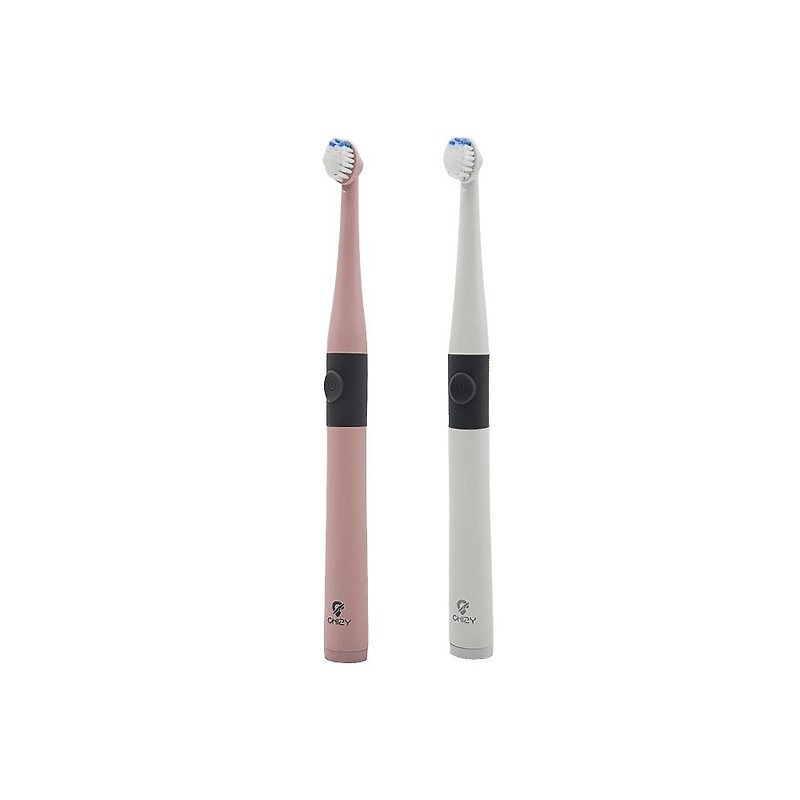 高效潔淨音波電動牙刷-電池式 贈刷頭2入組 IPX7全機防水 - 牙刷/口腔清潔 - 塑膠 粉紅色