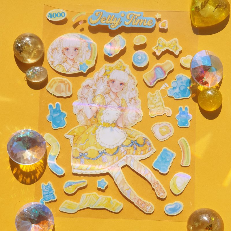 Jelly Time seal sticker - 貼紙 - 塑膠 