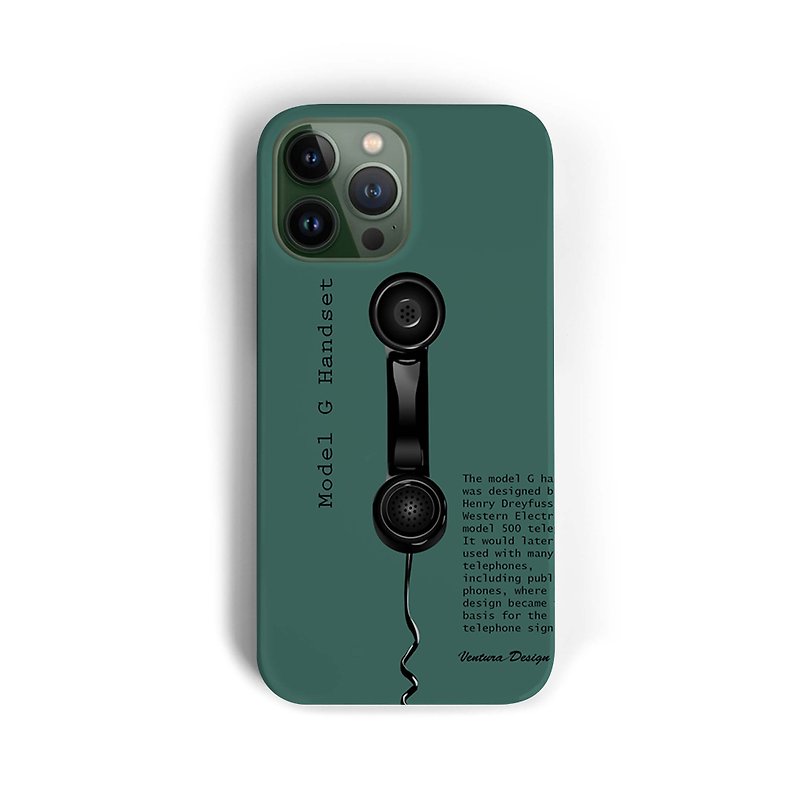 グリーン Telephone iPhone/Samsung Phone ケース - スマホケース - プラスチック グリーン
