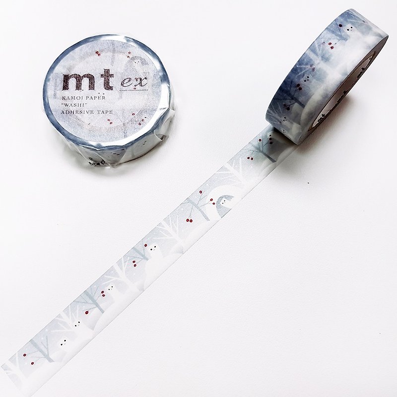 mt ex Masking Tape【Ermine in Snow (MTEX1P157)】2018AW - มาสกิ้งเทป - กระดาษ สีเทา