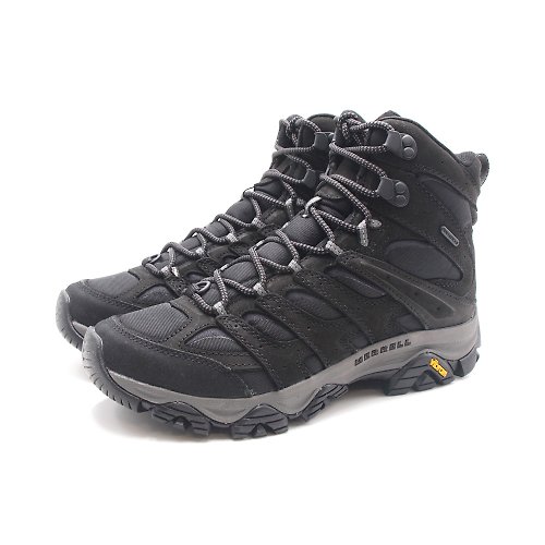 米蘭皮鞋Milano MERRELL(男)MOAB 3 APEX MID防水健行高筒登山鞋 男鞋-黑色