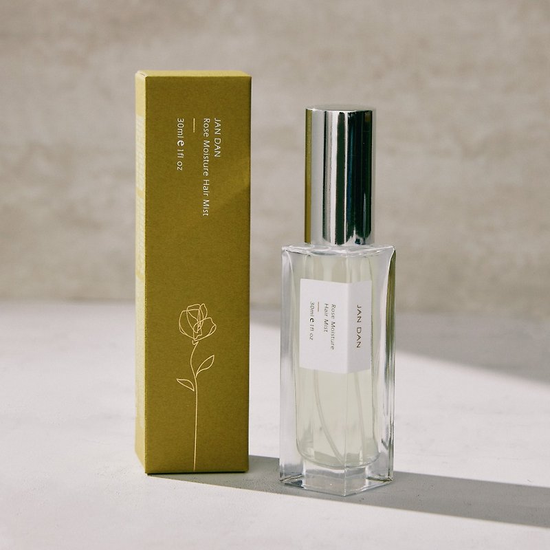 【Simple JAN DAN】Rose Hair Care Fragrance Mist - Perfumes & Balms - Glass White