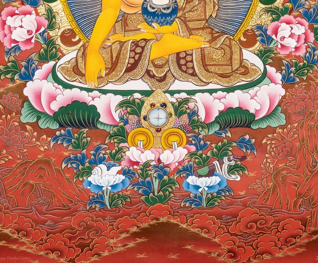 神聖な釈迦牟尼タンカ - ショップ Boudha Stupa Thanka Centre ウォールデコ・壁紙 - Pinkoi