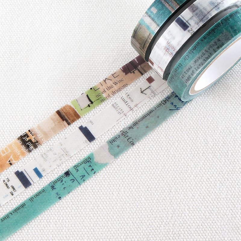 Chamilgarden Washi Tape-Thin Green USUAO (MTW-CH285) - Washi Tape - Paper Multicolor