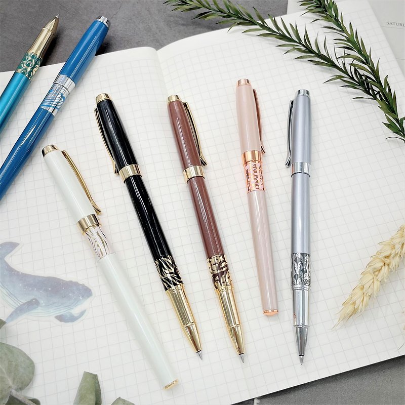 [Graduation Gift] IWI Safari Ballpoint Pen# Limited time engraving - Rollerball Pens - Other Metals Multicolor