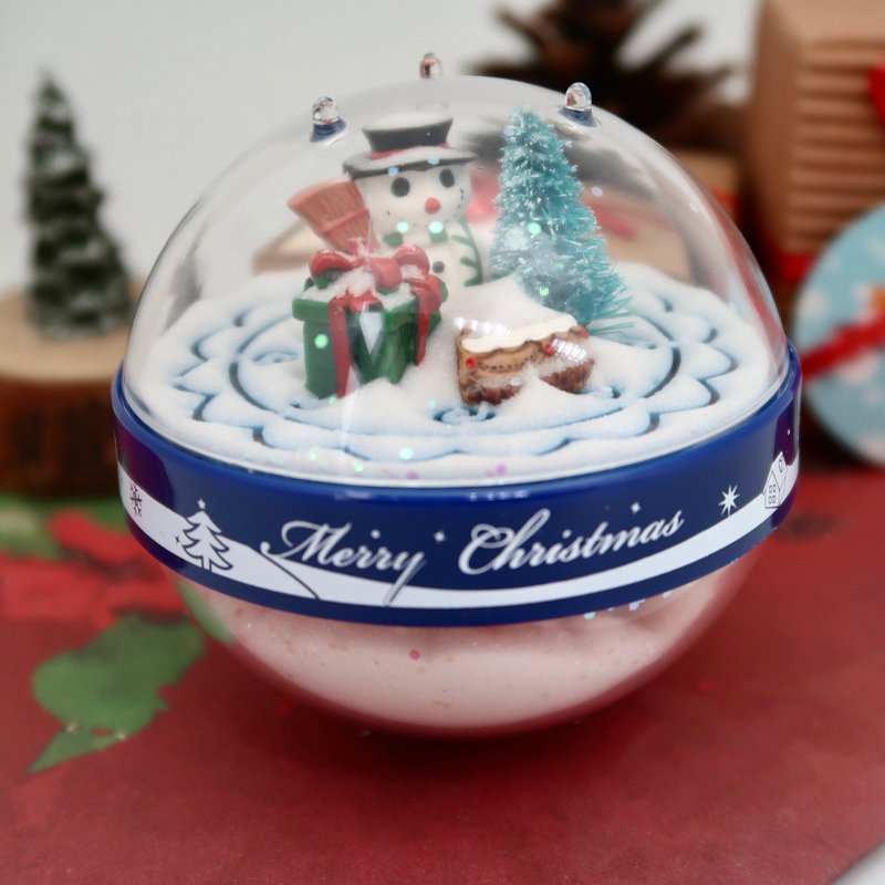 【聖誕療癒交換禮物】限量聖誕樹雪人沙漏 - 擺飾/家飾品 - 壓克力 白色
