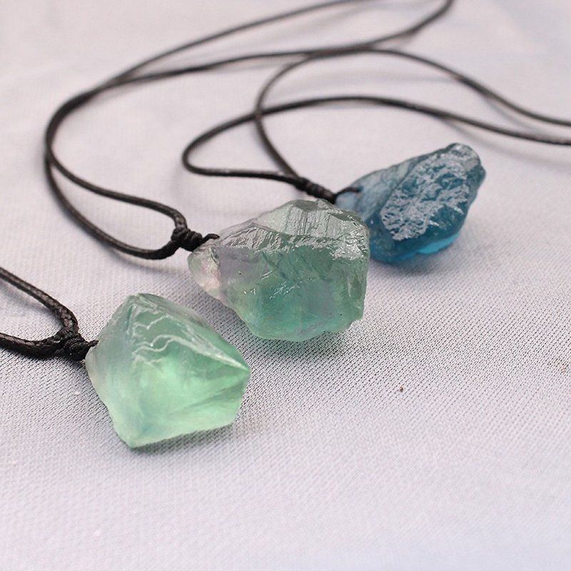 Happy New Year-exclusively sold by Pinkoi-natural Stone necklace-suitable for men and women - สร้อยคอ - เครื่องประดับพลอย หลากหลายสี
