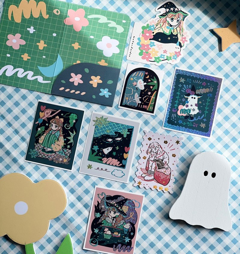 New!! Shiny stickers and small card set - สติกเกอร์ - กระดาษ หลากหลายสี