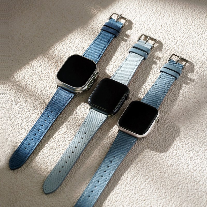 Apple watch - 車線牛仔蘋果錶帶 - 其他 - 真皮 