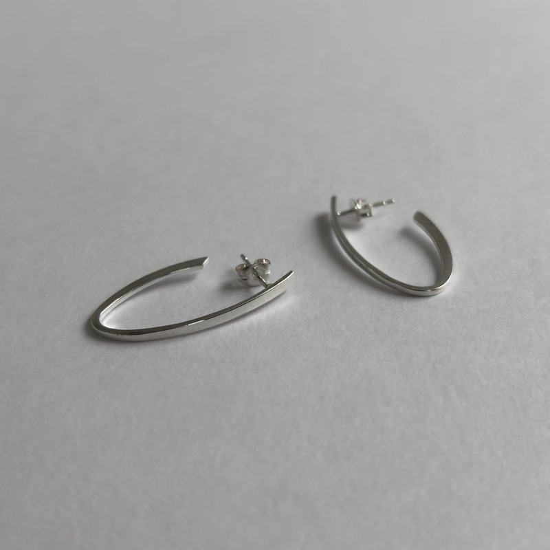 耳環 F:p03(sv925)スターリングシルバーピアス　×２ - 耳環/耳夾/耳骨夾 - 其他金屬 