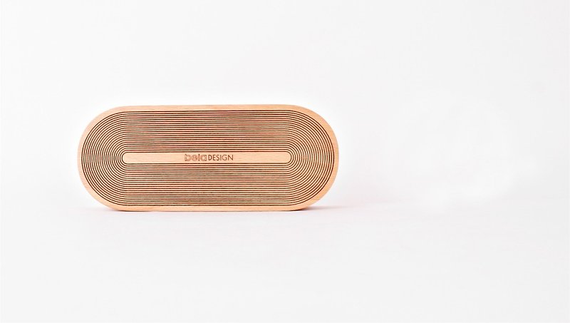 Round solid wood music box - เพลงอินดี้ - ไม้ 