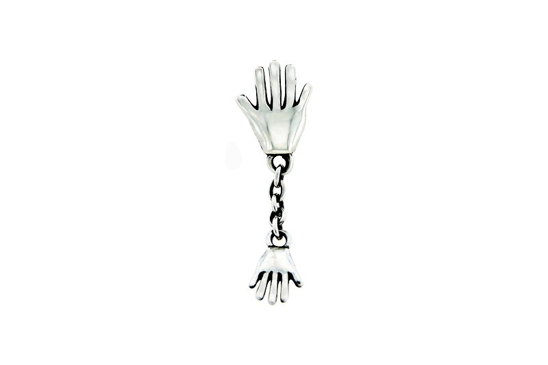 × | MOMMY & BABY | × 925 sterling silver string - large hand-held small hand * SBB-161210MB - สร้อยข้อมือ - โลหะ สีเงิน
