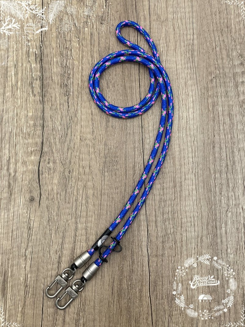 Christmas special niji 6mm Blue color - 手機掛繩/背帶 - 其他材質 藍色