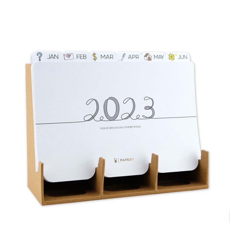 2023 calendar - Hard decisions made easy - Christmas Gift - ปฏิทิน - กระดาษ 