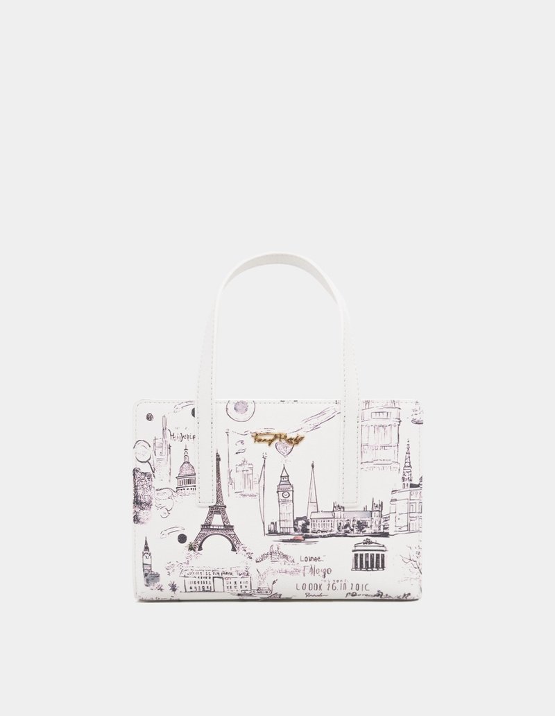 Parisian Voyage 復古手提包 - 手提包/手提袋 - 其他材質 白色