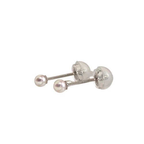 一粒パールピアス 2.5-3mm ベビーパール プラチナ K18YG K10YG