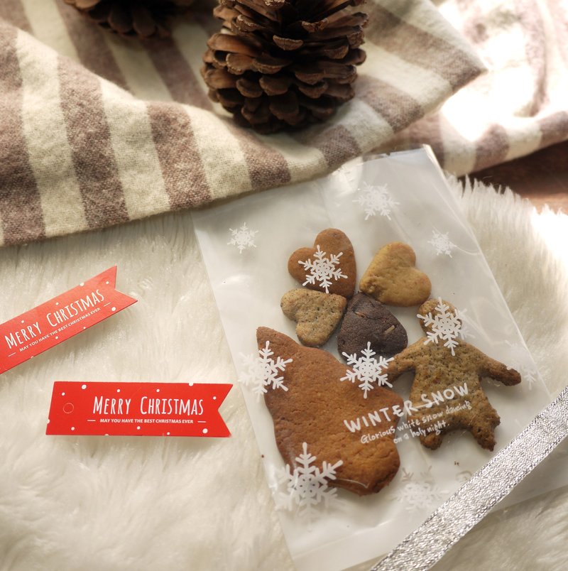 ★ ★ Christmas gingerbread man, snowflakes shape biscuits (taste optional) exchange of gifts / Anniversary / Party / Christmas / Party ✿ ✿ cat biscuits - คุกกี้ - อาหารสด 