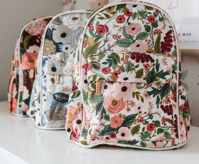 オーストラリア Josie Joan の手作りの花柄バックパック - Mae