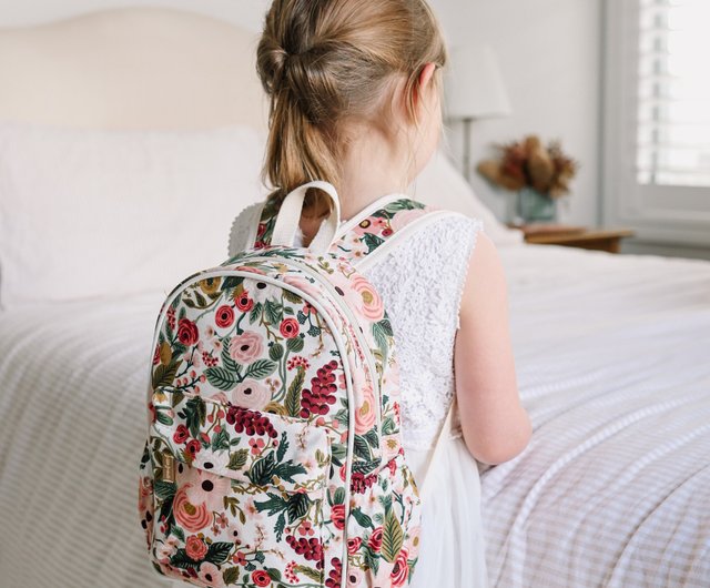 オーストラリア Josie Joan の手作りの花柄バックパック - Mae