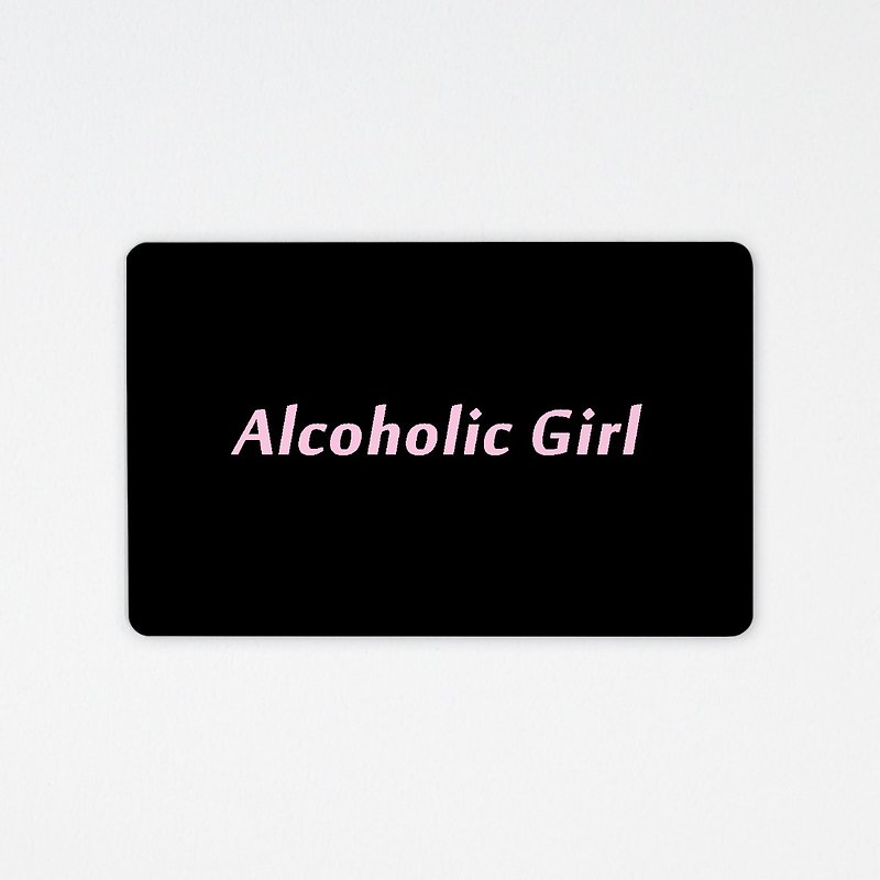 Drinking badly/ Easy Card/ All-in-one card/ Two types - Other - Other Materials Black