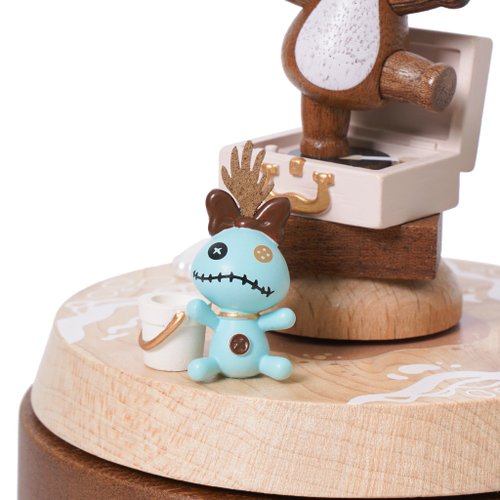 スティッチ オルゴールフィギュア 置物 数量限定品 Woonderful life台湾限定 ディズニー スティッチオルゴール (オブジェ