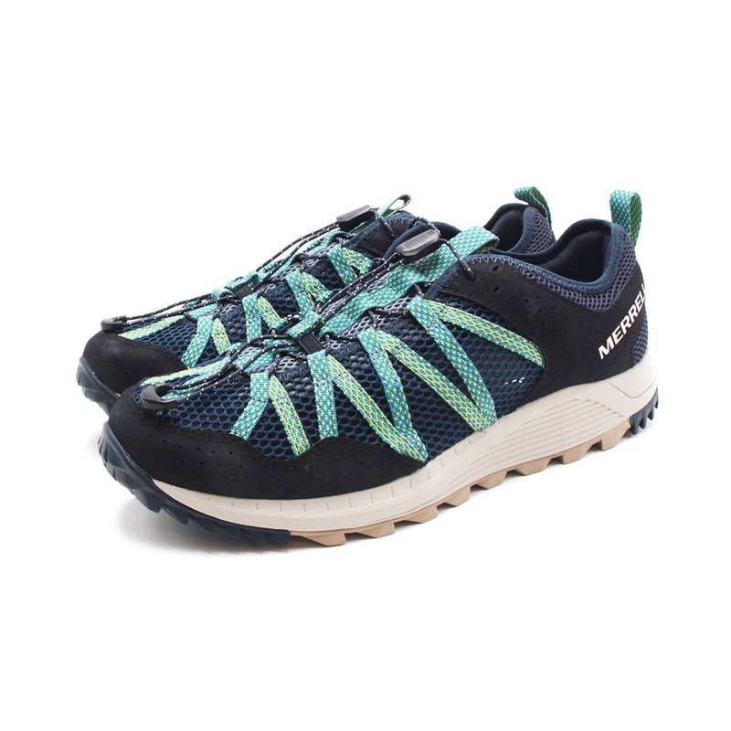 MERRELL WILDWOOD AEROSPORT速乾水陸兩棲運動鞋 男鞋-藍綠 - 男運動鞋/球鞋 - 其他材質 