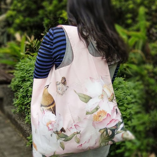 故宮精品 環保袋 仙萼芍藥