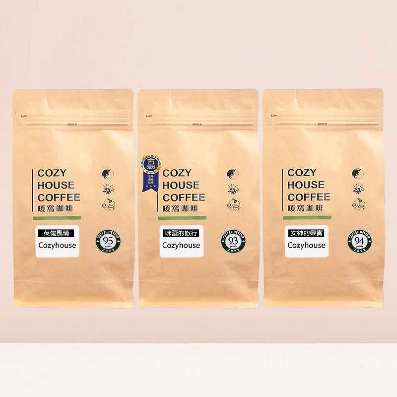 【CR配方咖啡豆任選2入組】(女神的果實、味蕾的旅行、英倫風情) - 咖啡/咖啡豆 - 其他材質 咖啡色