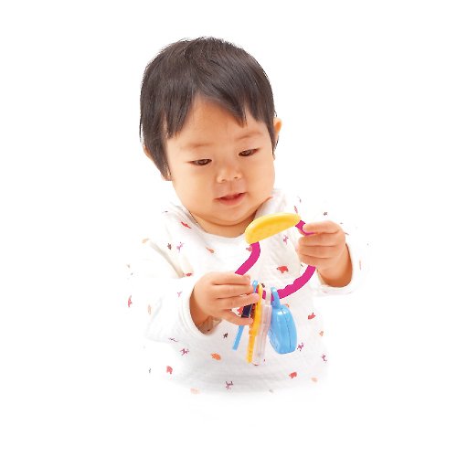 唯可(日本People、學研總代理) 五感刺激鑰匙圈玩具/寶寶玩具(2023)