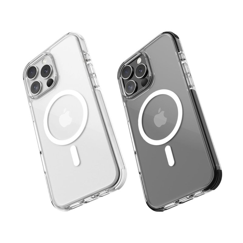 Clear 手機殼兼容Magsafe適用於iPhone 16 Pro系列 (黑, 白色) - 手機殼/手機套 - 其他材質 