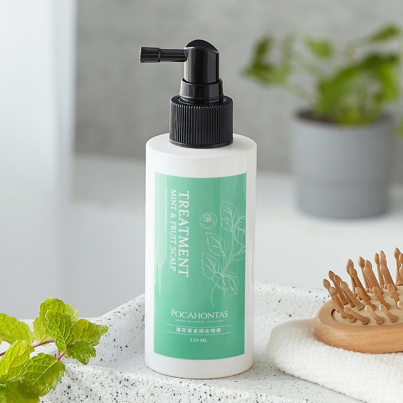 Pocahontas Mint Fruit Scalp Spray 150ml - Shampoos - Other Materials Green