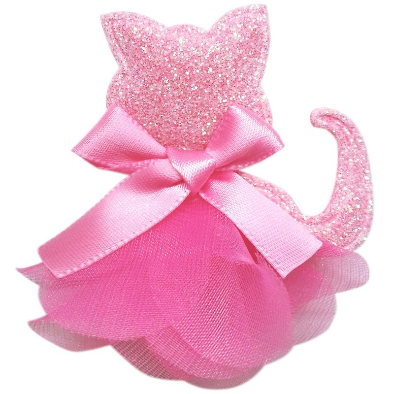 Cutie Bella Cat Tutu-Rose Pink Cat Tutu-Rose Pink - เครื่องประดับผม - เส้นใยสังเคราะห์ สึชมพู