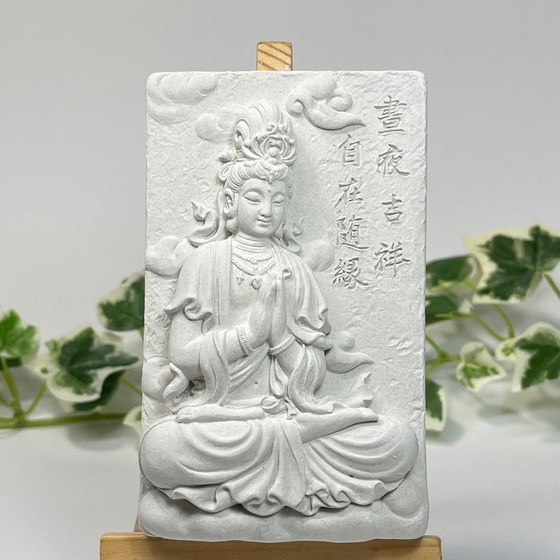 清水模軟裝設計 佛像擺飾(十八)香氛擺件 水泥軟裝 附木架 - 香氛/精油/擴香 - 水泥 灰色