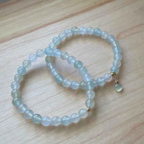 お客ページ❣️ミャンマー産天然A貨翡翠　2色翡翠ブレスレット emeraldgift2017 - ミャンマー産天然A貨翡翠 - 小さな逸品、高氷